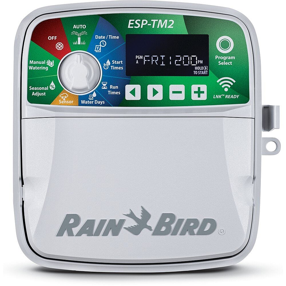 Rain Bird ESP-TM2 model outdoor, foto referensi keluarga controller