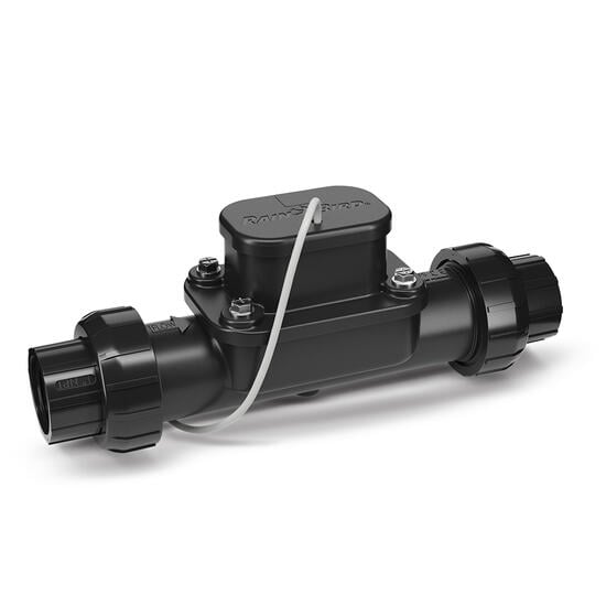 Sensor aliran Rain Bird FG100 dengan union, foto referensi keluarga produk