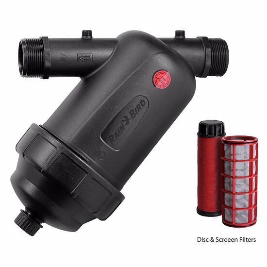 Referensi keluarga filter Rain Bird LCRBY dan elemen screen serta disc