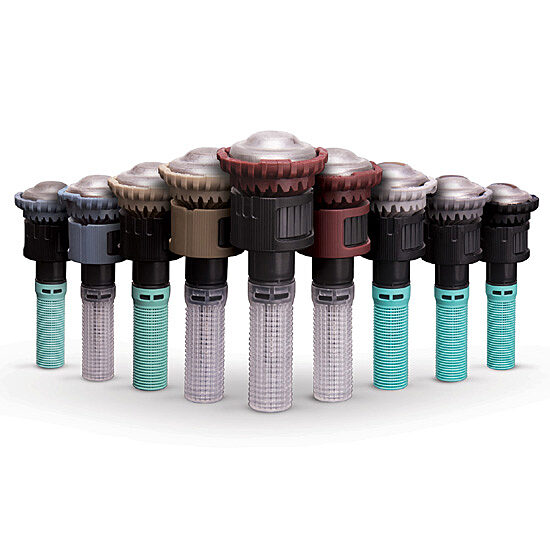 Keluarga nozzle rotary Rain Bird R-VAN, foto referensi seri